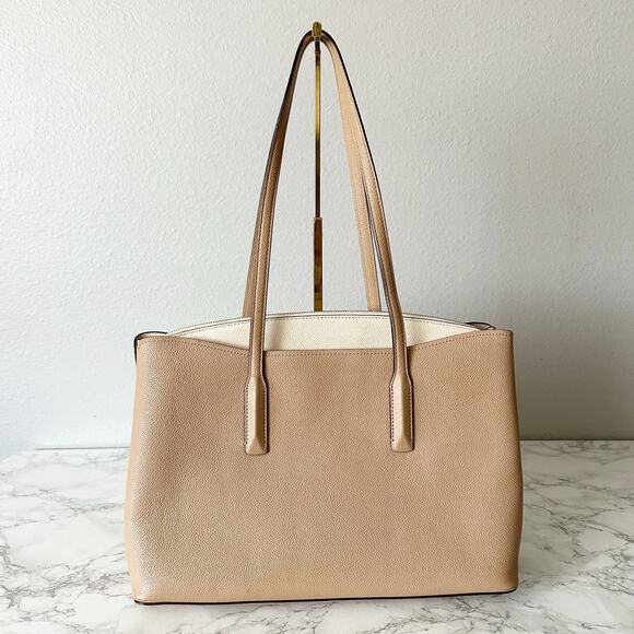 Kate Spade Tan Leather Tote Bag - Picture 4 of 15